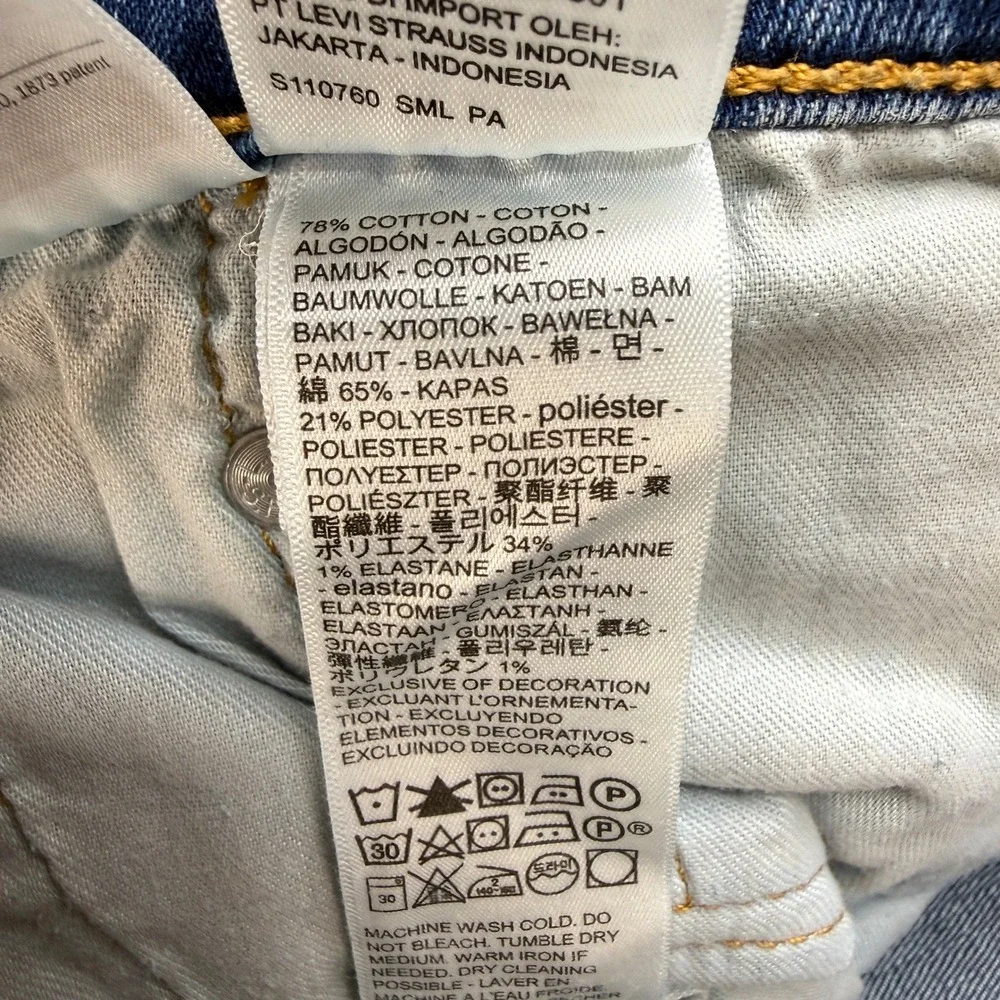 Levis 541 Athletic Taper Jeans Mens 42x36 Blue Cotton Stretch Workwear Classic